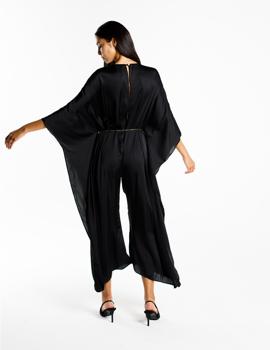 FLORA KAFTAN BLACK